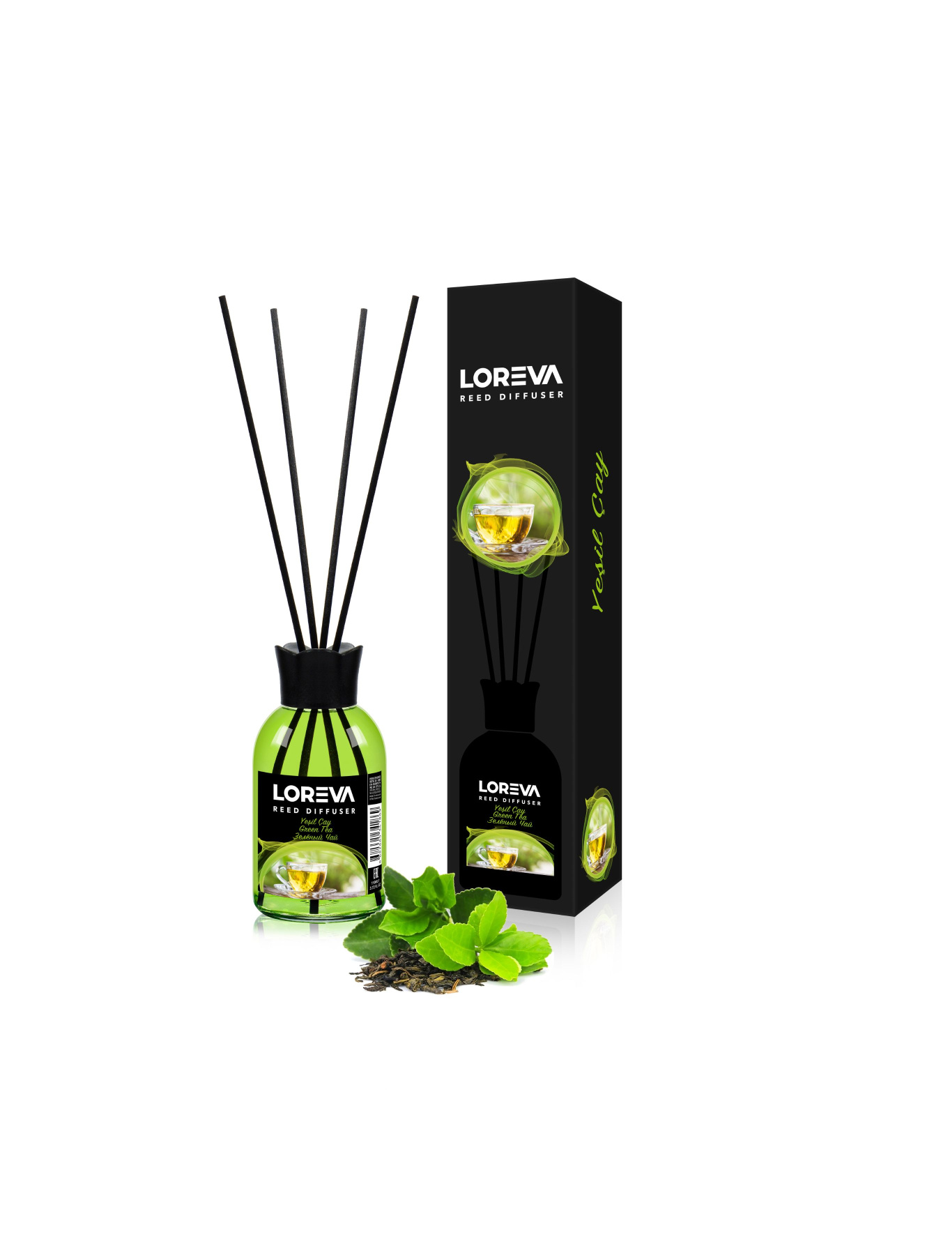 Аромадиффузор для дома Loreva Зеленый чай 110ml Loreva модель 002-04 Аромадиффузор для дома Loreva Зеленый чай 110ml Loreva модель 002-04 Фото