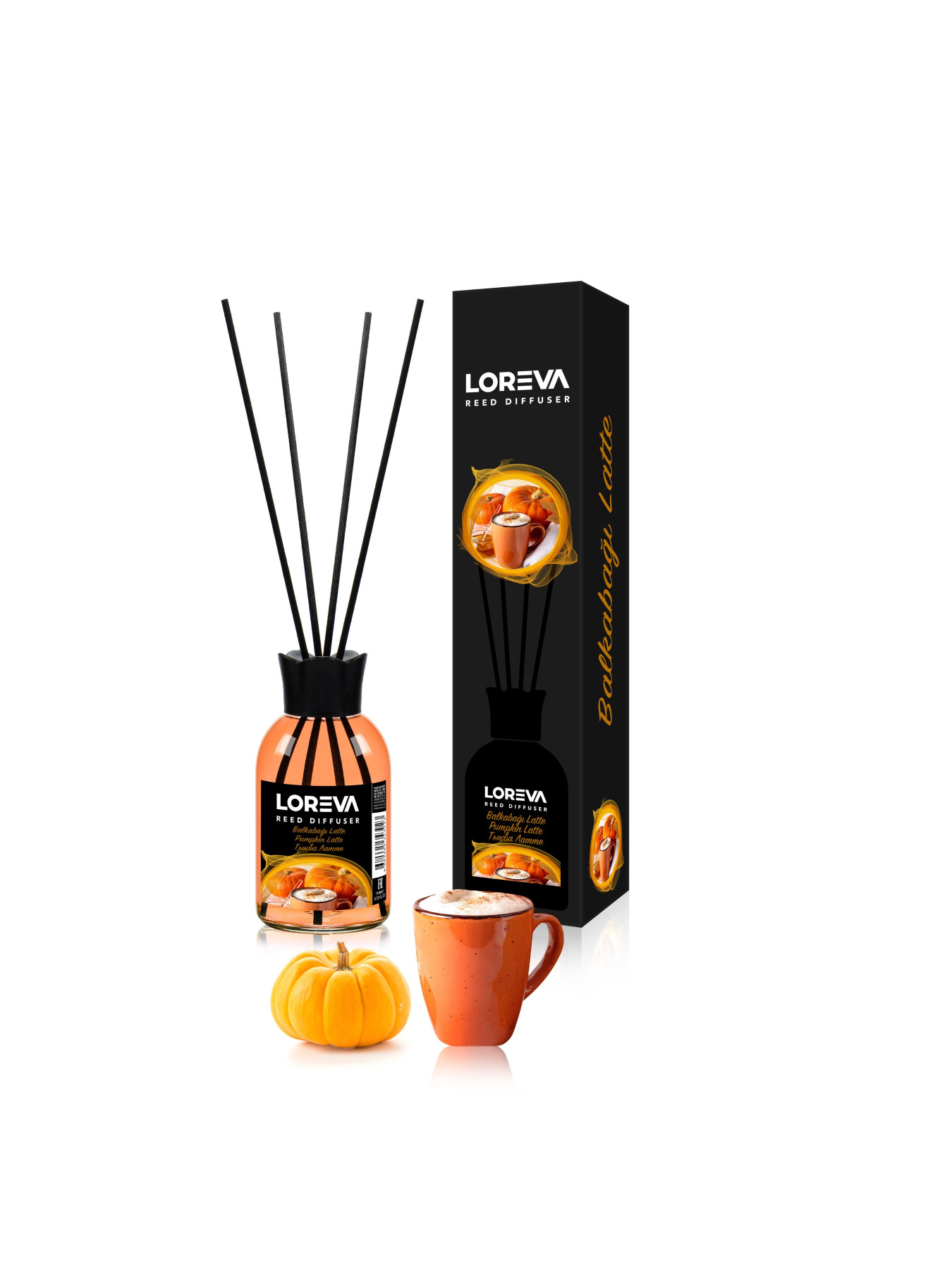 Аромадиффузор для дома Loreva Тыквенный латте 110ml Loreva модель 002-15 Аромадиффузор для дома Loreva Тыквенный латте 110ml Loreva модель 002-15 Фото