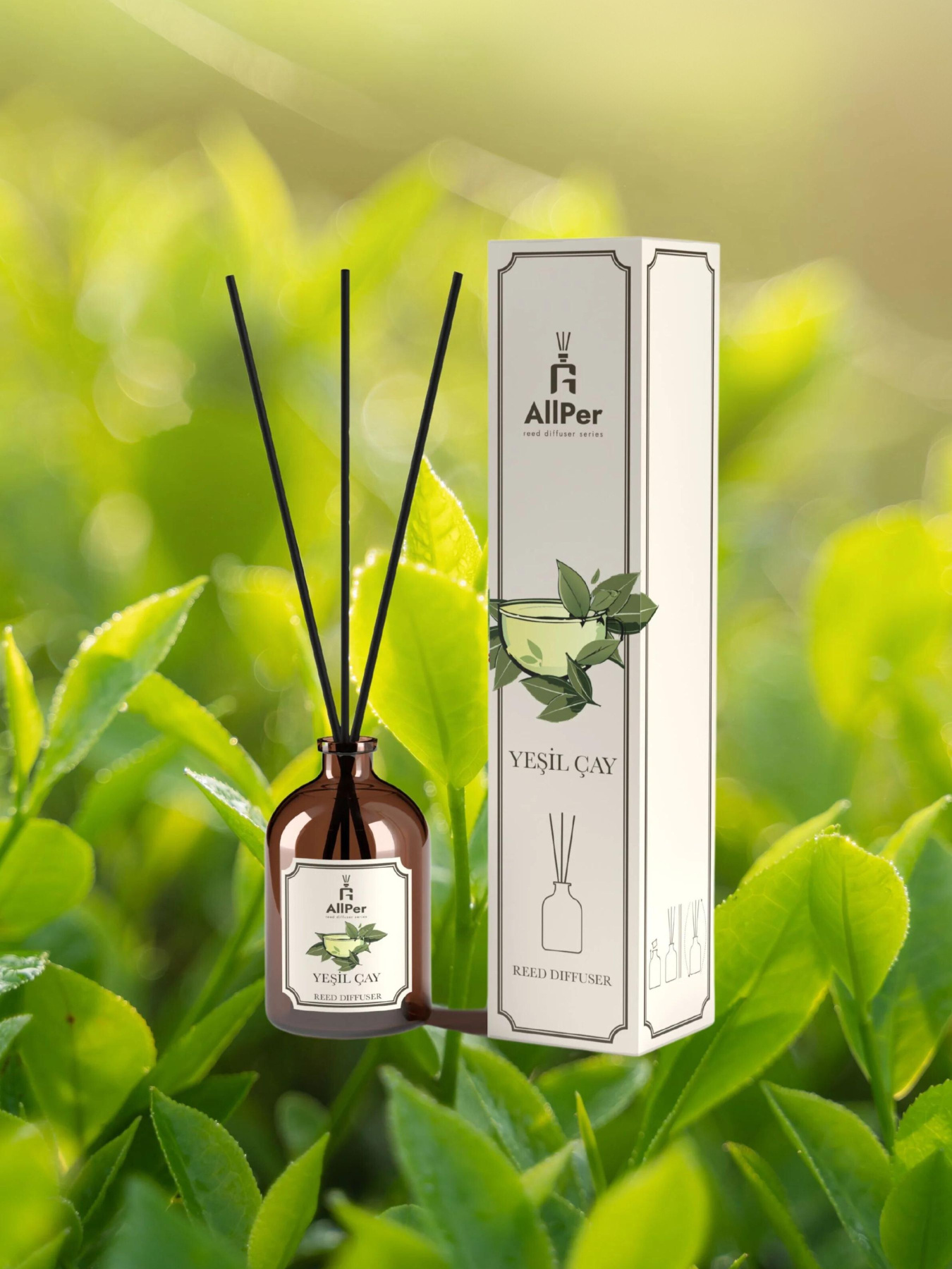 Аромадиффузор для дома Allper Зеленый чай 40ml Allper модель 003-02 Фото