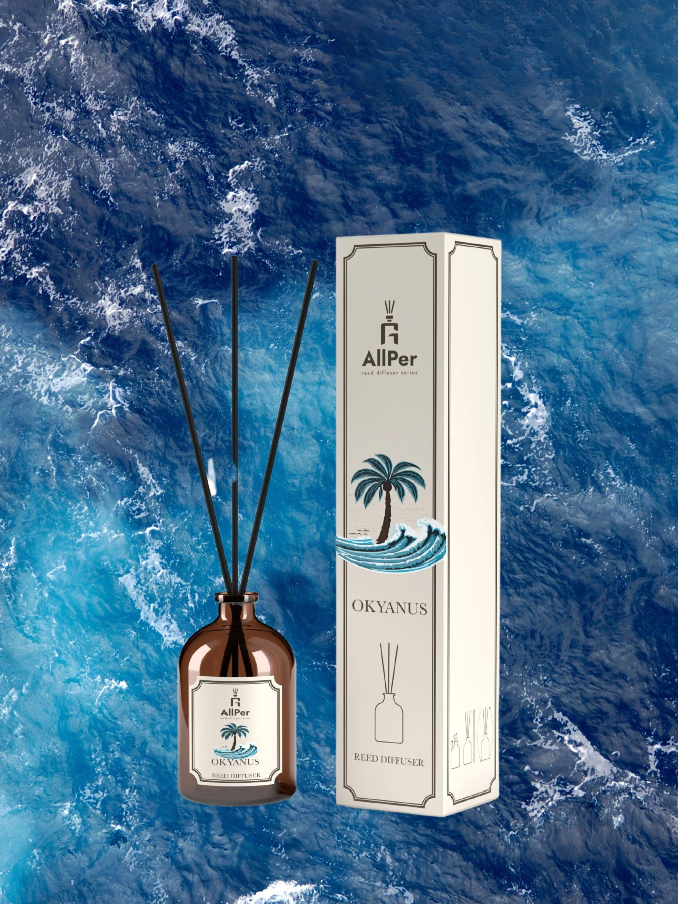 Аромадиффузор для дома Allper Океан 40ml Allper модель 003-05 Аромадиффузор для дома Allper Океан 40ml Allper модель 003-05 Фото