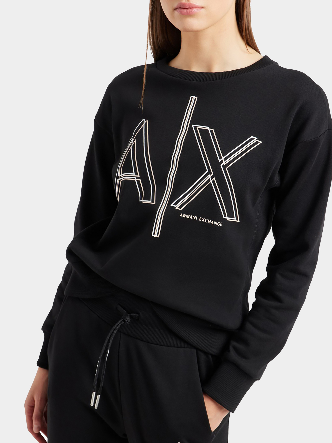 Худи и свитшоты Armani Exchange модель 3DYM11-YJEBZ-1200 Фото