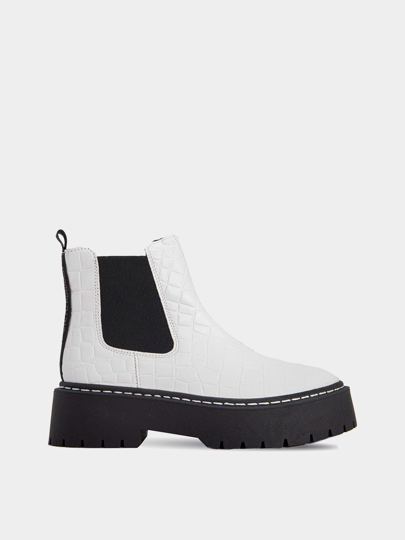 Ботинки и сапоги Steve Madden модель SM11001347-WHITE CROCO Фото