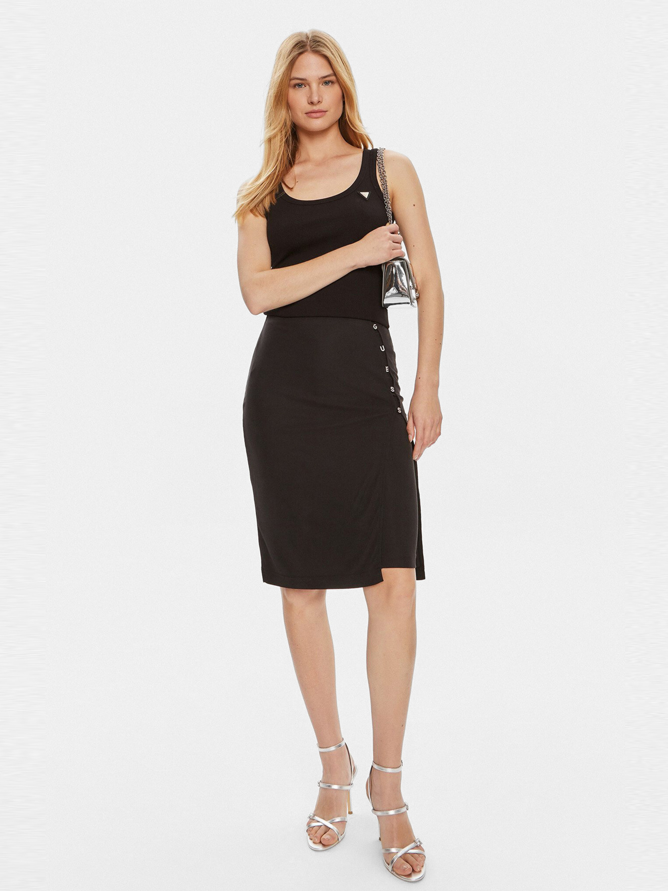 Футболки и поло GUESS модель V4YP06-K8RT2-JBLK Фото