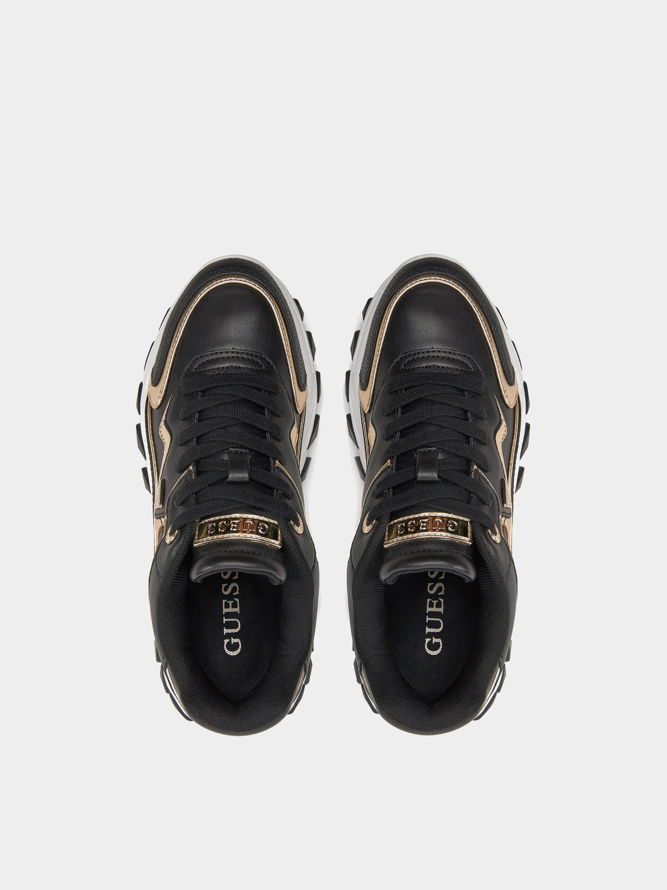 Кроссовки GUESS модель FLTNOW-ELE12-BLKPL Фото