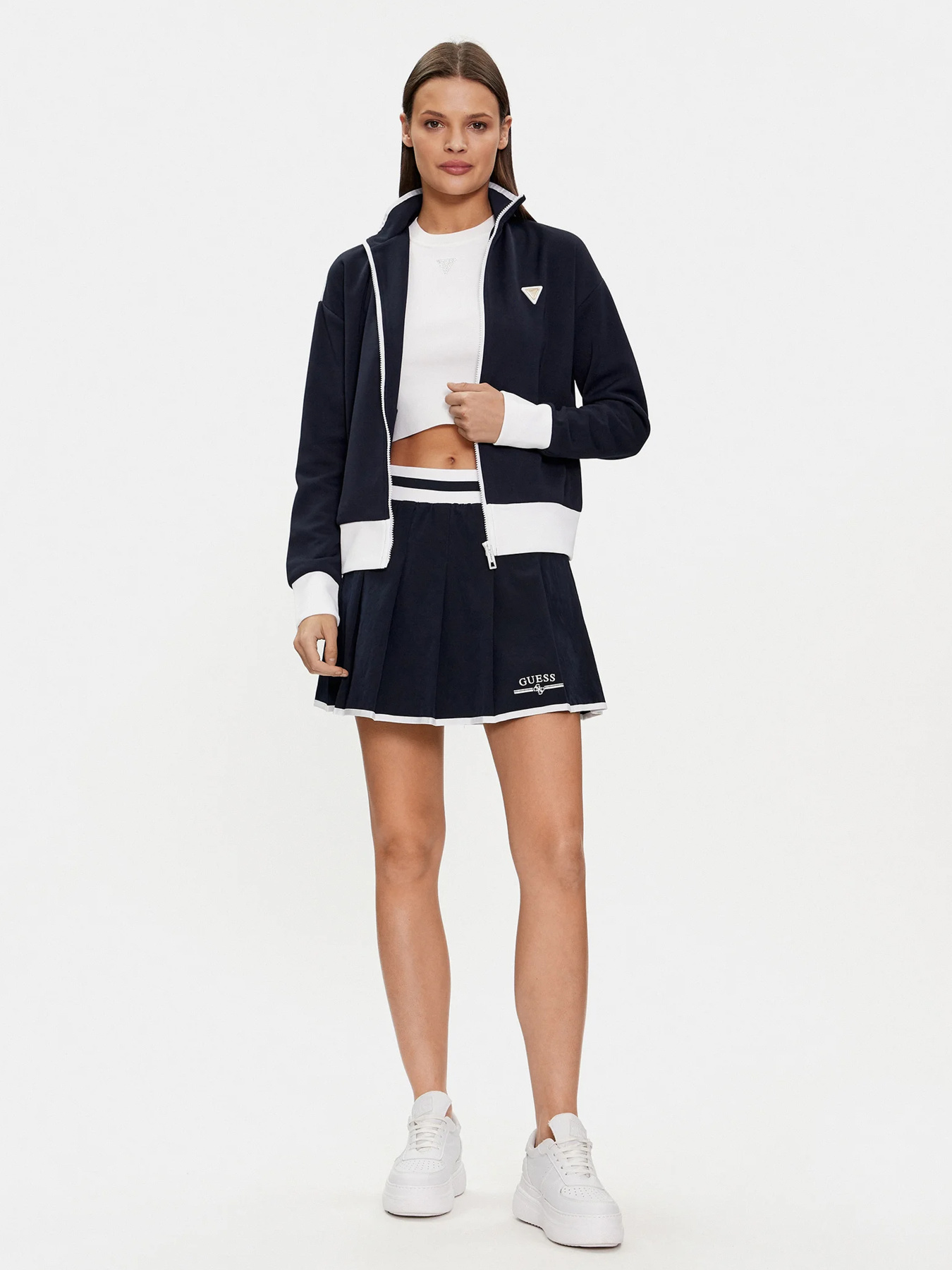 Худи и свитшоты GUESS модель V4GQ02-KBFB2-A71W Фото