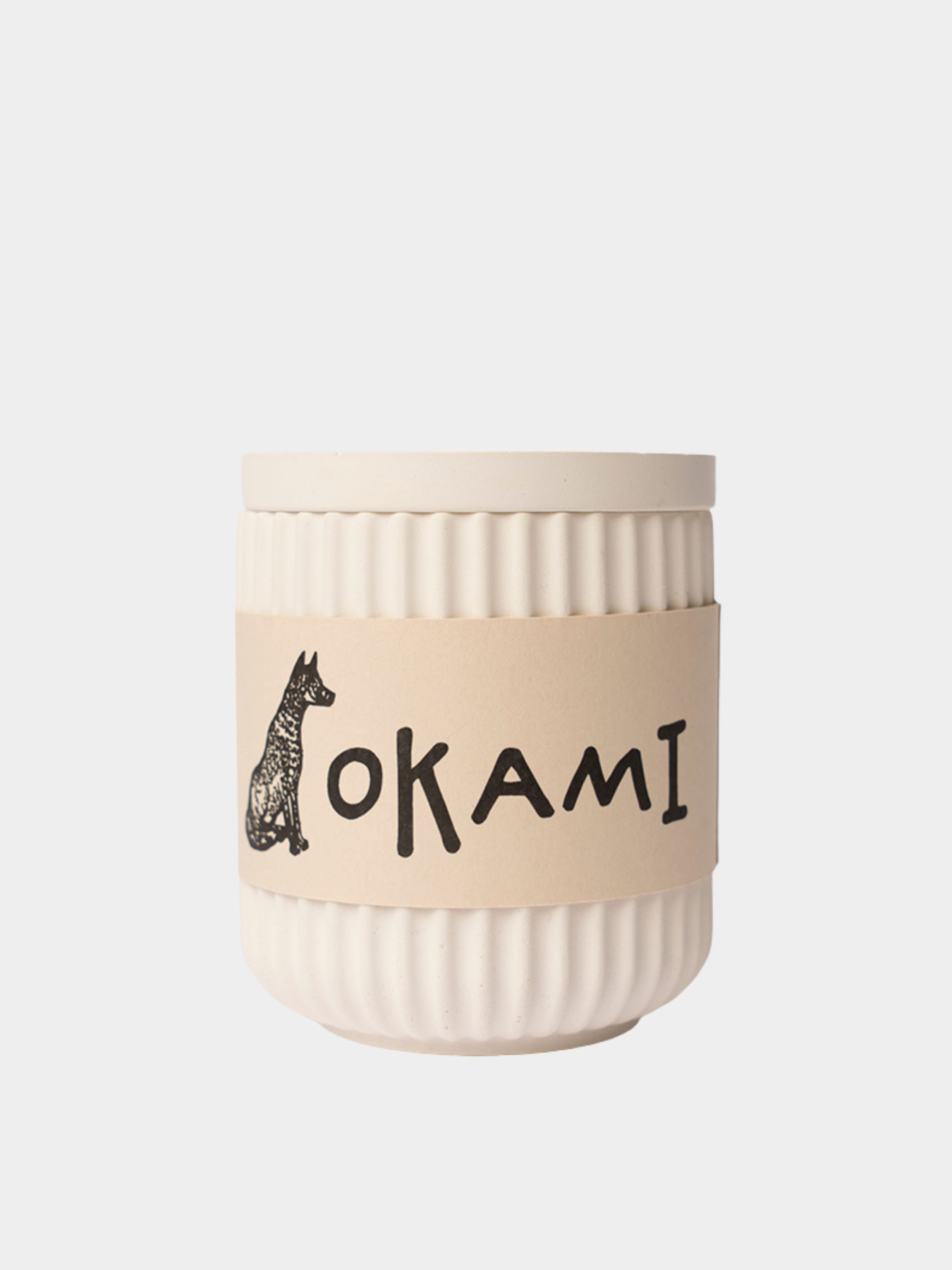«Ванильное мороженое» Okami, ароматическая свеча белая, 140 мл Okami модель 792649108321 Фото