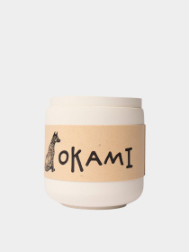 «Жареный кокос» Okami, ароматическая свеча белая, 180 мл Okami модель 792649108420 Фото