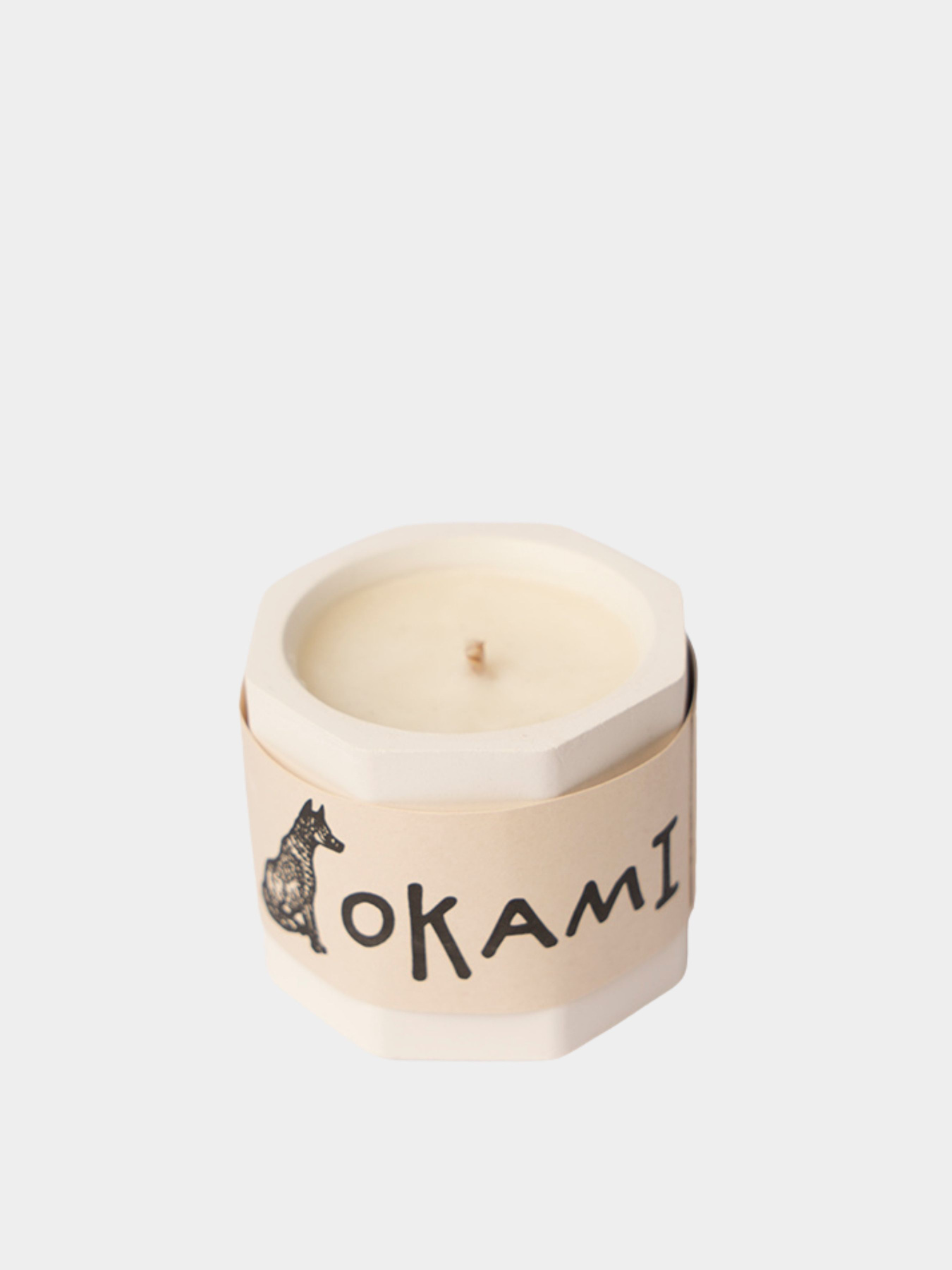 «Дымный уд» Okami, ароматическая свеча белая, 35 мл Okami модель 792649108017 Фото