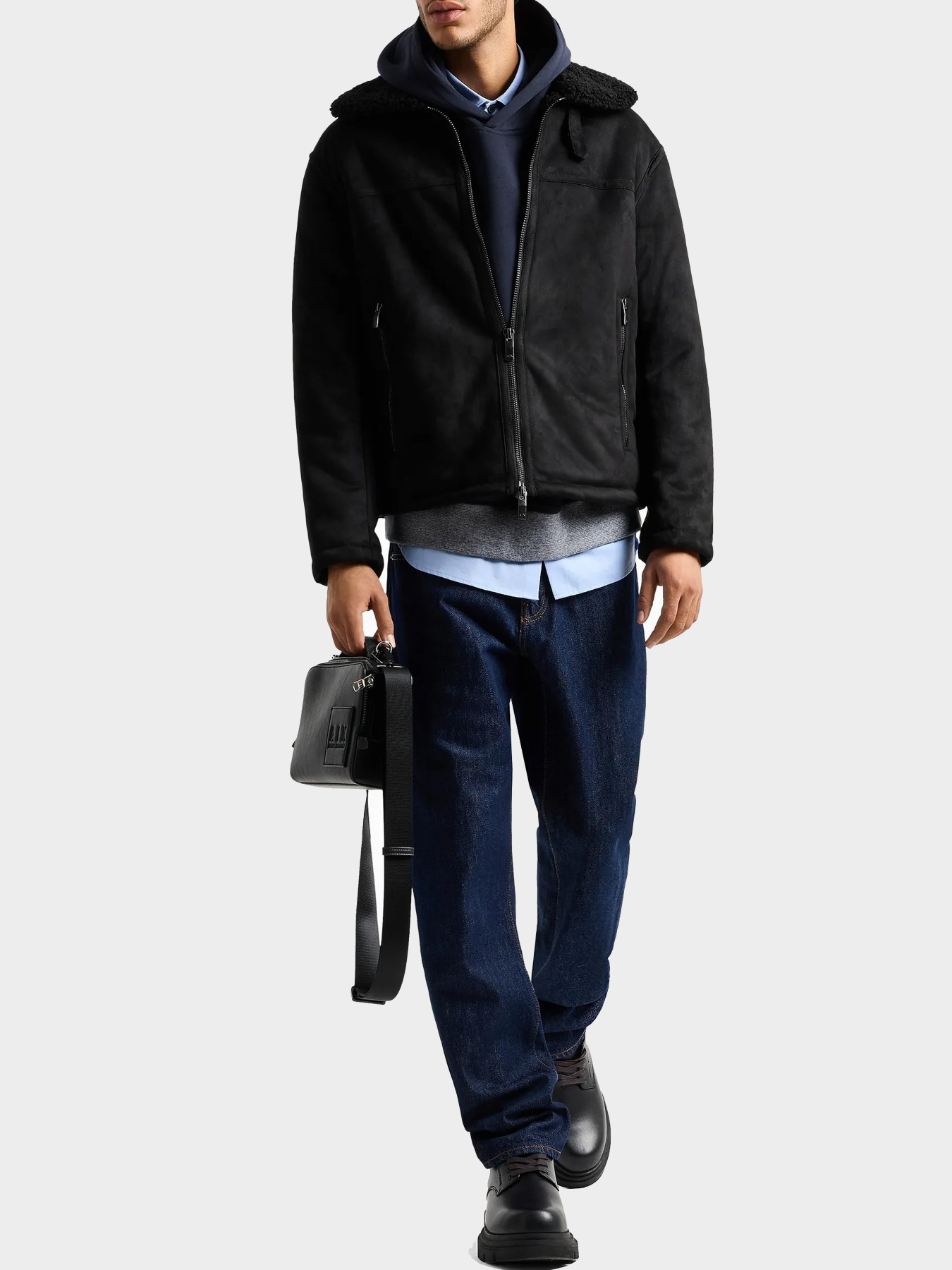 Шубы и дубленки Armani Exchange модель 6DZB03-ZE1FZ-1200 Фото