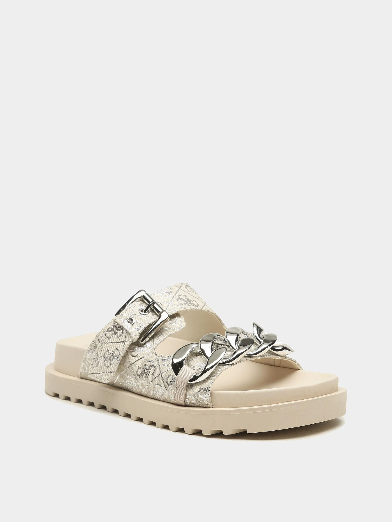 Шлёпанцы GUESS модель FL6FAT-FAL03-BEISI Фото