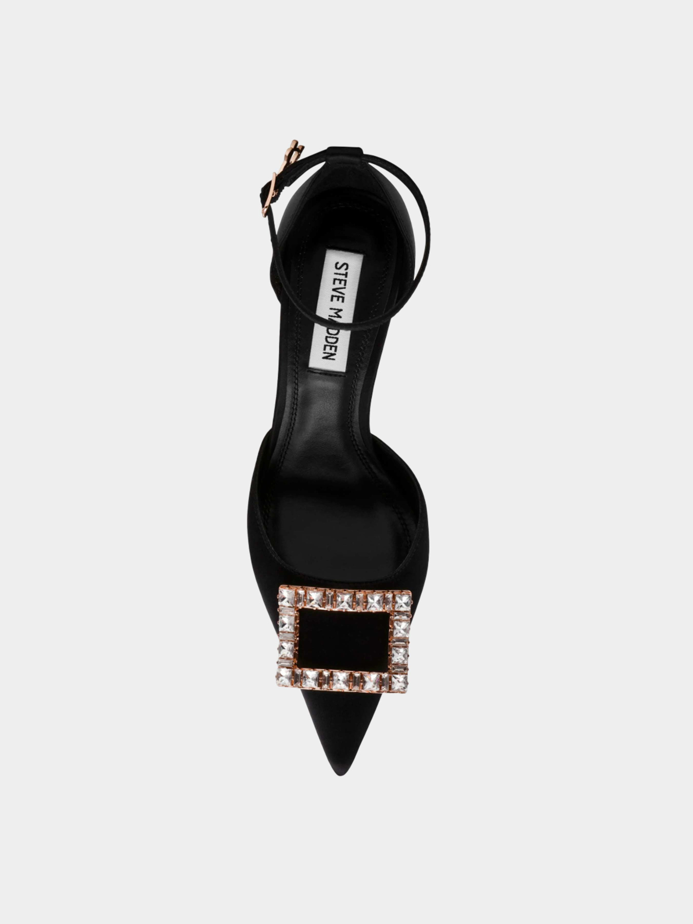 Босоножки Steve Madden модель SM11003442 BLACK SATIN Фото