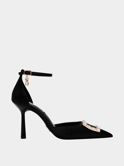 Сандалии Steve Madden модель SM11003442 BLACK SATIN Фото