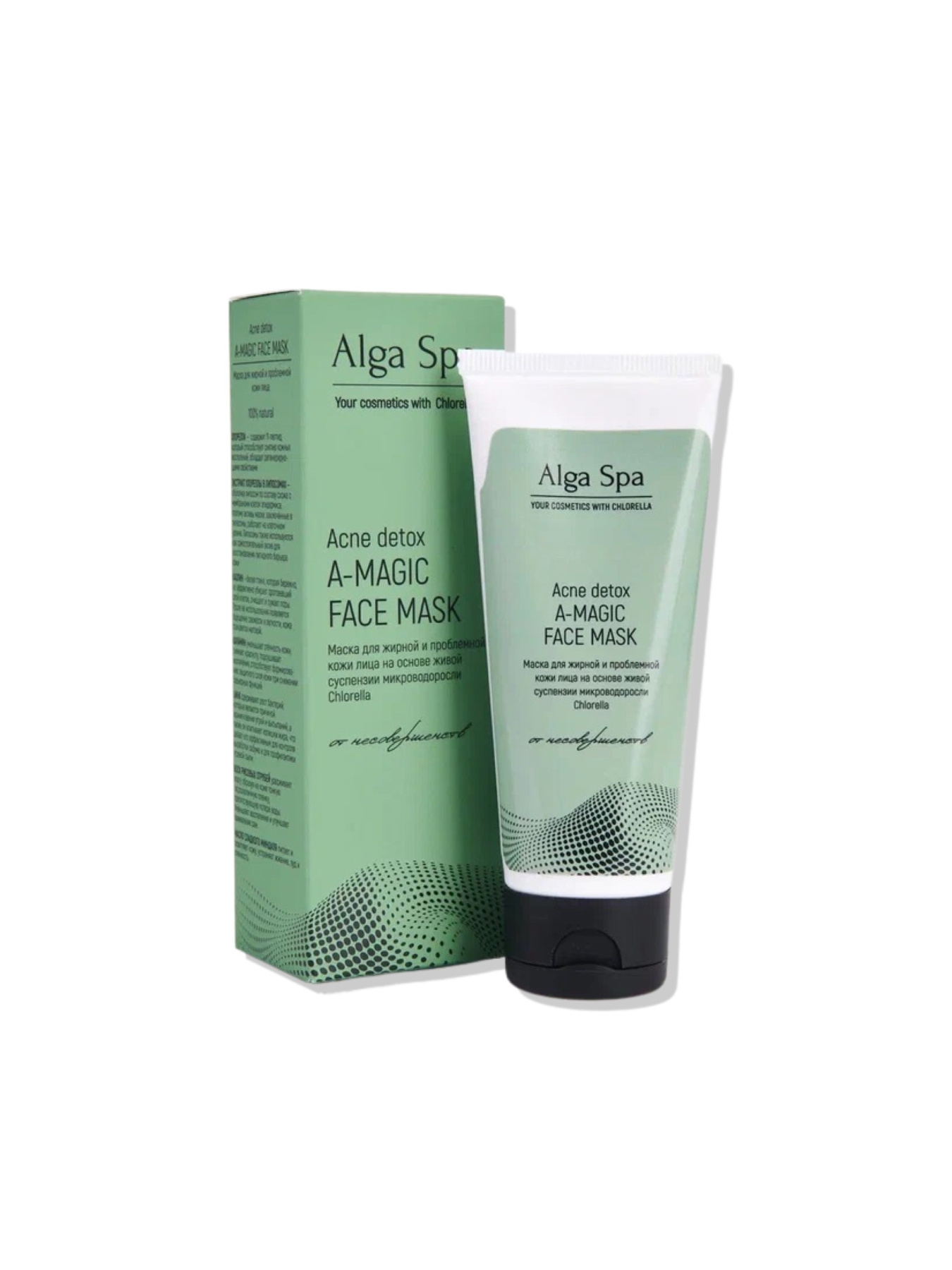 Маска для лица для жирной и проблемной кожи/ Acne detox A-MAGIC FACE MASK, 75 мл (Alga spa) Alga Spa модель 112233 Маска для лица для жирной и проблемной кожи/ Acne detox A-MAGIC FACE MASK, 75 мл (Alga spa) Alga Spa модель 112233 Фото