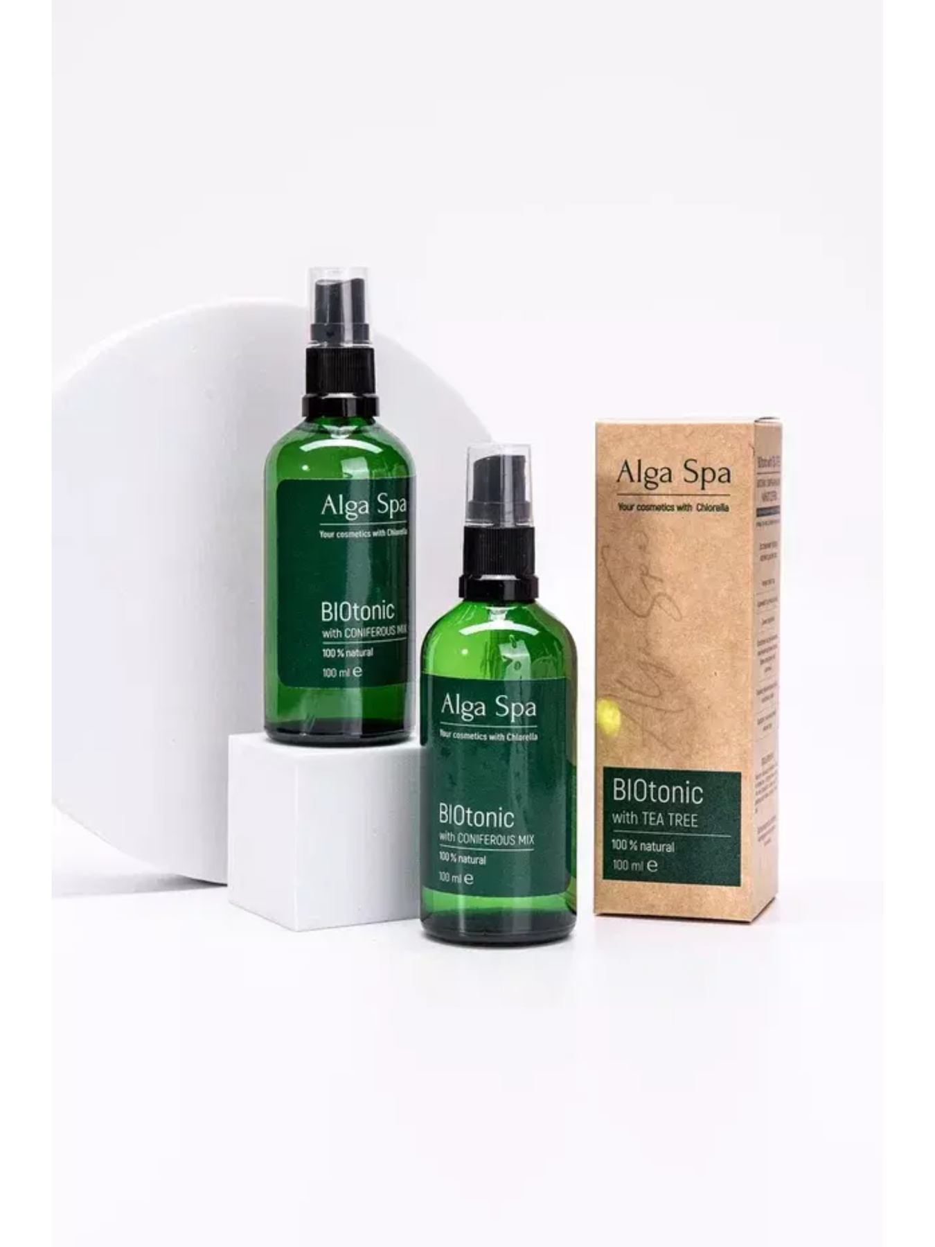БИОтоник с эфирными маслами хвойных деревьев, pH 7 100мл (ALGA SPA) Alga Spa модель 398593500 Фото