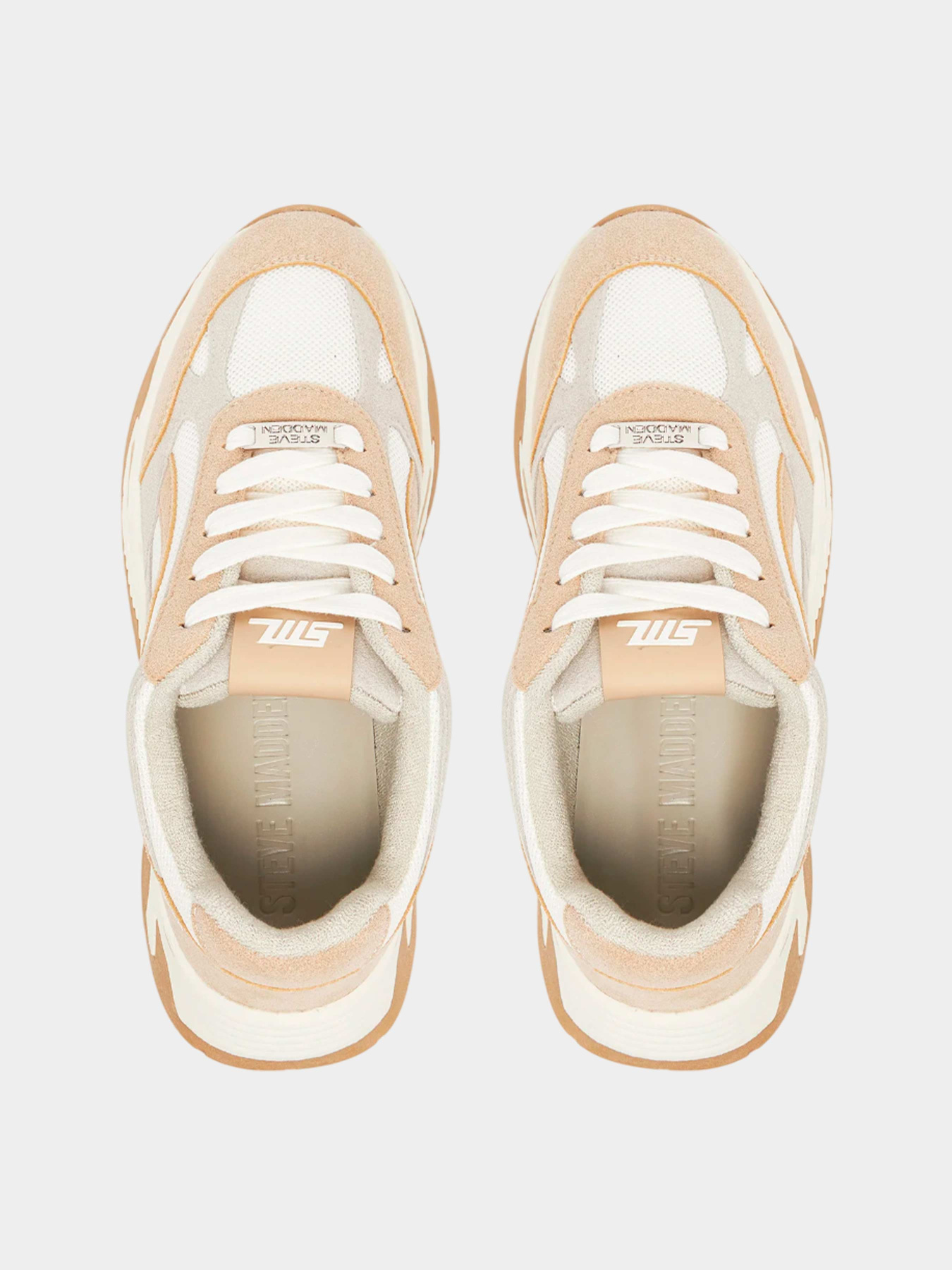 Кроссовки Steve Madden модель SM19000129 SILVER/IRISH CREAM Фото