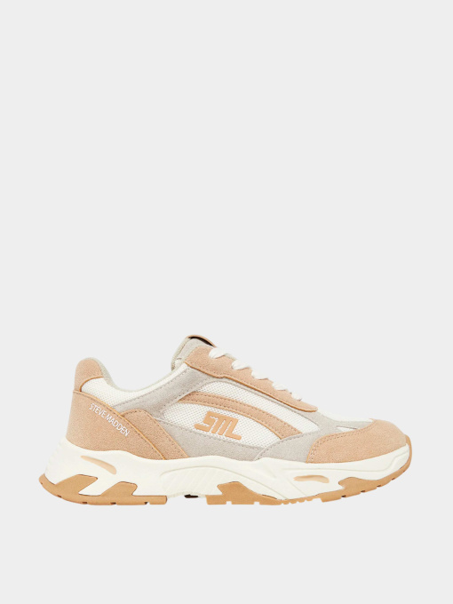Кроссовки Steve Madden модель SM19000129 SILVER/IRISH CREAM Фото