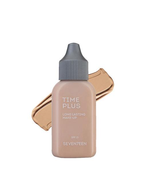 Тональный крем длительного действия т.3 "TIME PLUS LONGLASTING MAKE UP" Натуральный бежевы SEVEN7EEN модель 5,20E+12 Фото