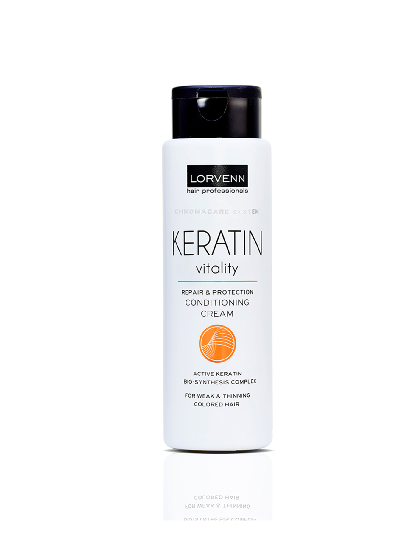 Крем-кондиционер с кератином д/тонких/слаб.волос KERATIN VITALITY CONDITIONING CREAM LORVENN модель 5201641749173 Фото