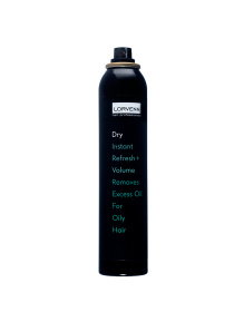 Сухой шампунь для жирных волос DRY INSTANT REFRESH + VOLUME OILY HAIR LORVENN модель 5201641736272 Фото
