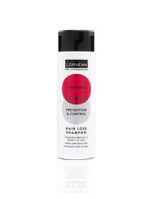 Тонизирующий шампунь против выпадения волос TONIFYING+PREVENTION&CONTROL HAIR LOSS SHAMPOO LORVENN модель 5201641749005 Фото