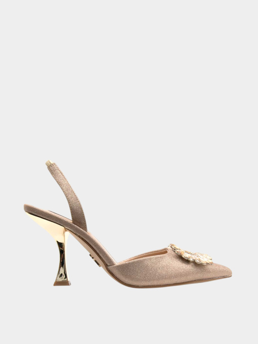 Сандалии Steve Madden модель SM11002578 GOLD GLITTER Фото