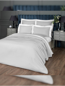 Комплект постельного белья Эдем сер/бел 200х210/260х270/50х70 TOGAS модель 1006.00826 Фото