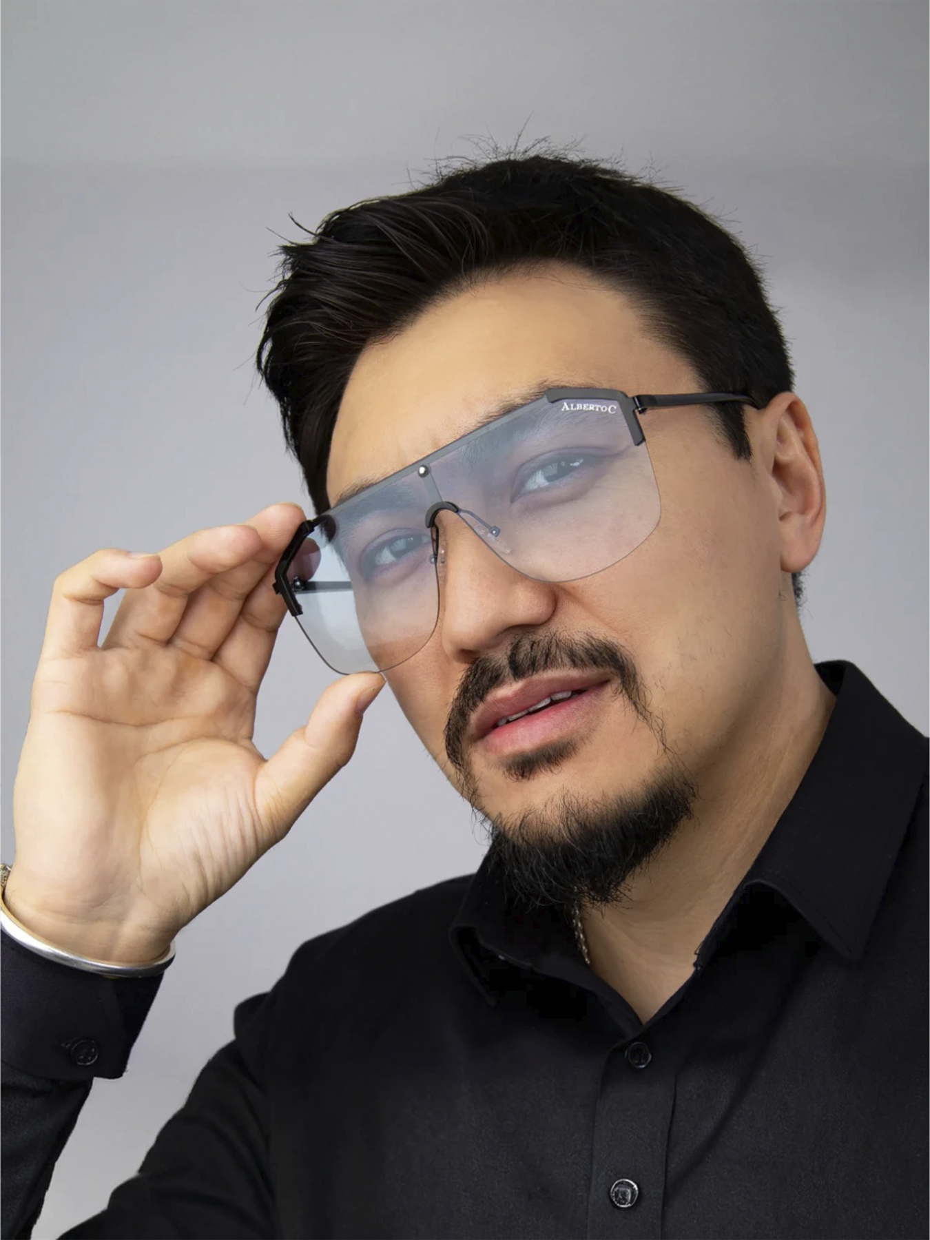 Очки Alberto Casiano модель 158-BLK-BLUE Фото