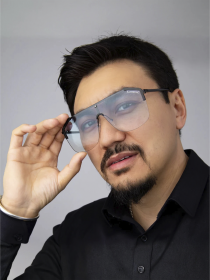 Очки Alberto Casiano модель 158-BLK-BLUE Фото