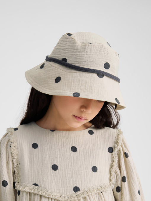 Шапки и кепки Happy Baby модель 88274-0_beige-with-dots Фото