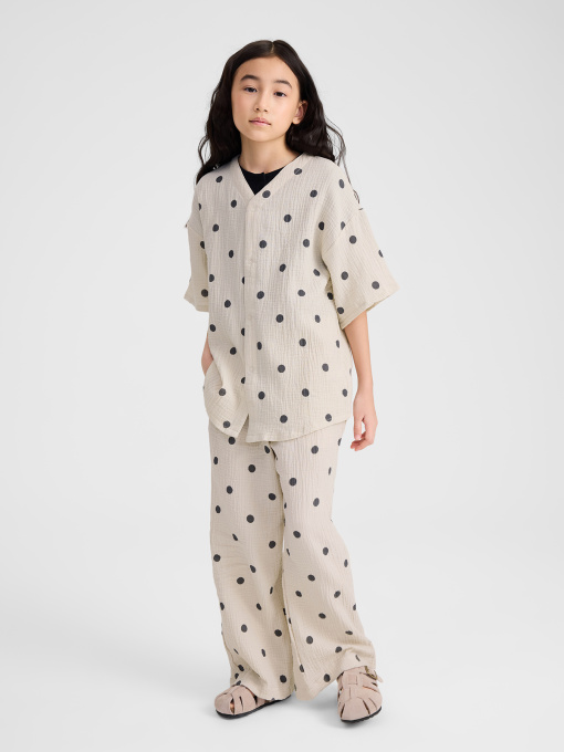 Брюки Happy Baby модель 88197-1_beige-with-dots Фото