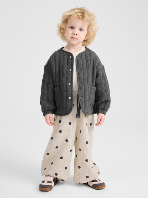 Брюки Happy Baby модель 88272_beige-with-dots Фото