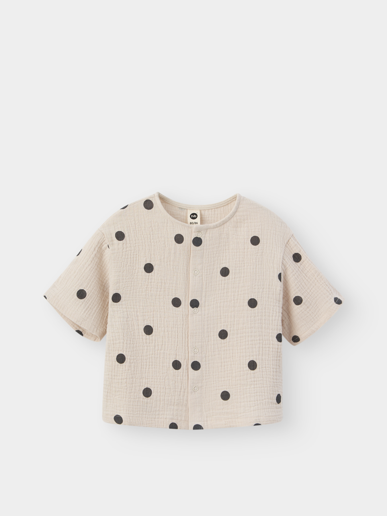 Рубашки Happy Baby модель 88271_beige-with-dots Фото