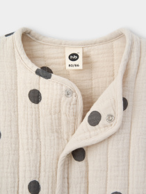 Куртки и дубленки Happy Baby модель 88270-1_beige-with-dots Фото