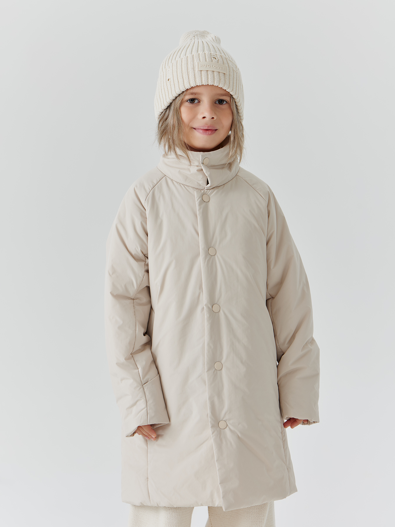 Пальто и плащи Happy Baby модель 89105-1_milky Пальто и плащи Happy Baby модель 89105-1_milky Фото