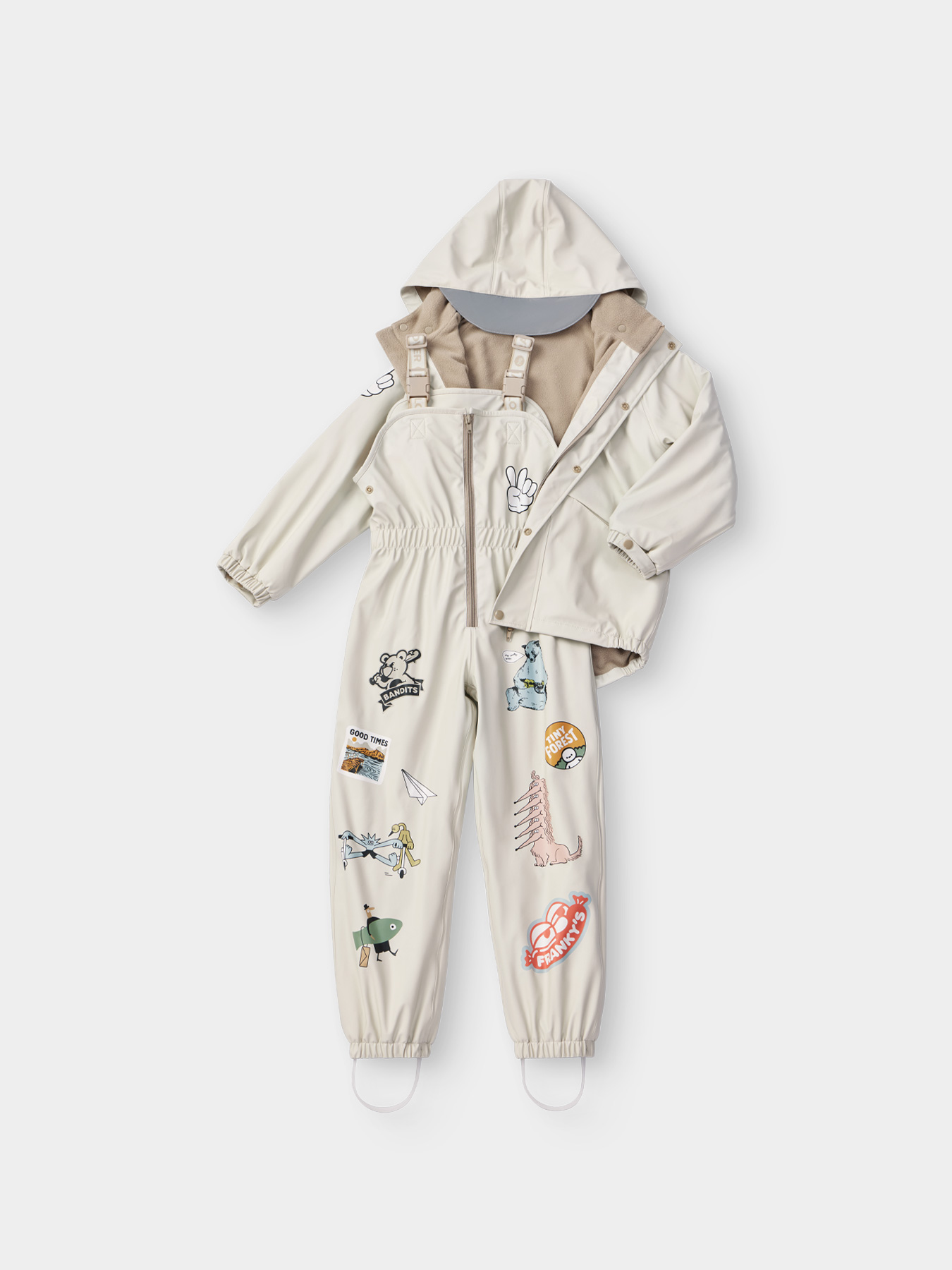 Костюмы Happy Baby модель 88500-1_beige-stickers Фото