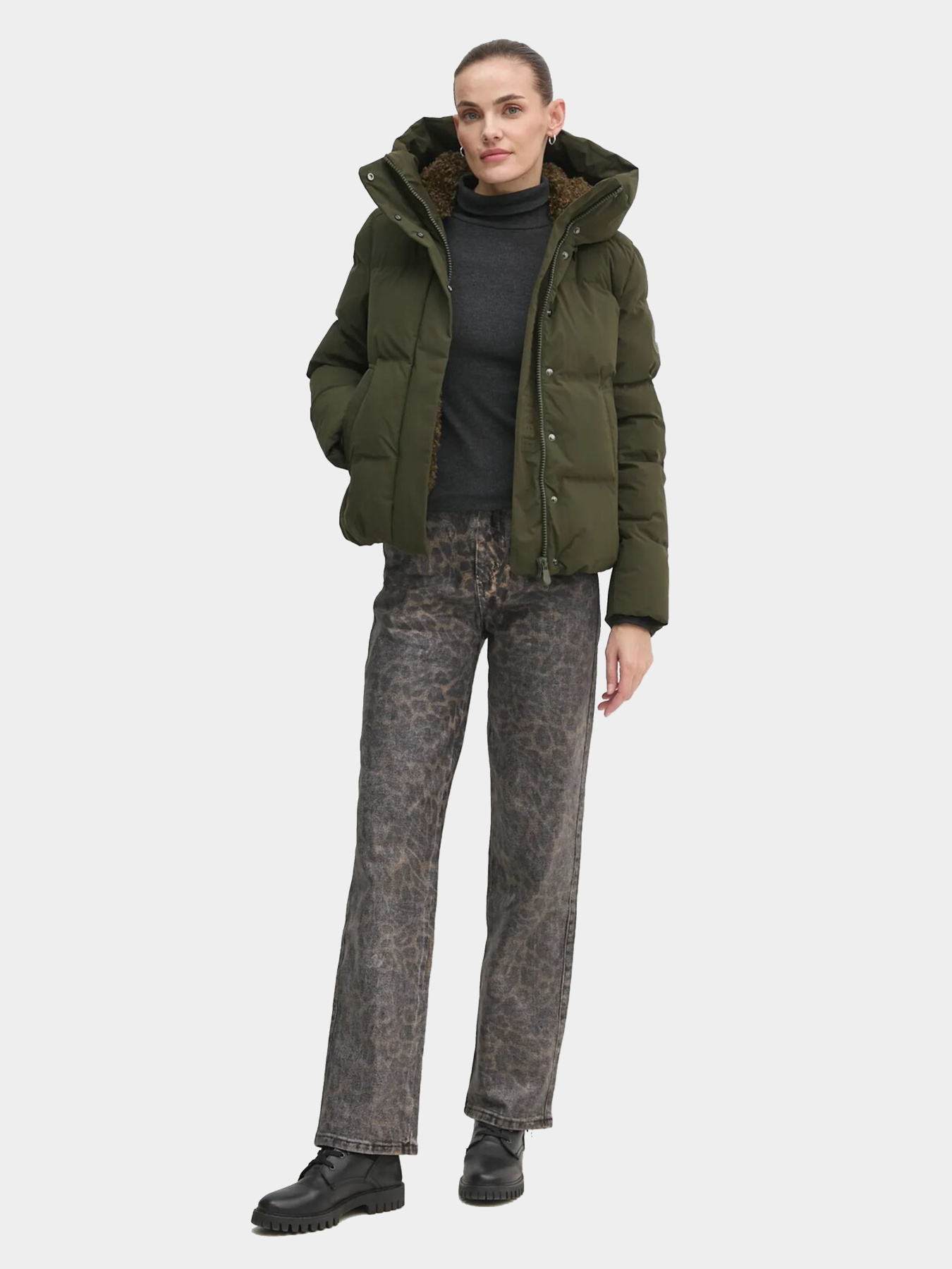 Куртки и дубленки Save the duck модель P32015W-MATT19-50030-GREEN BLACK Фото