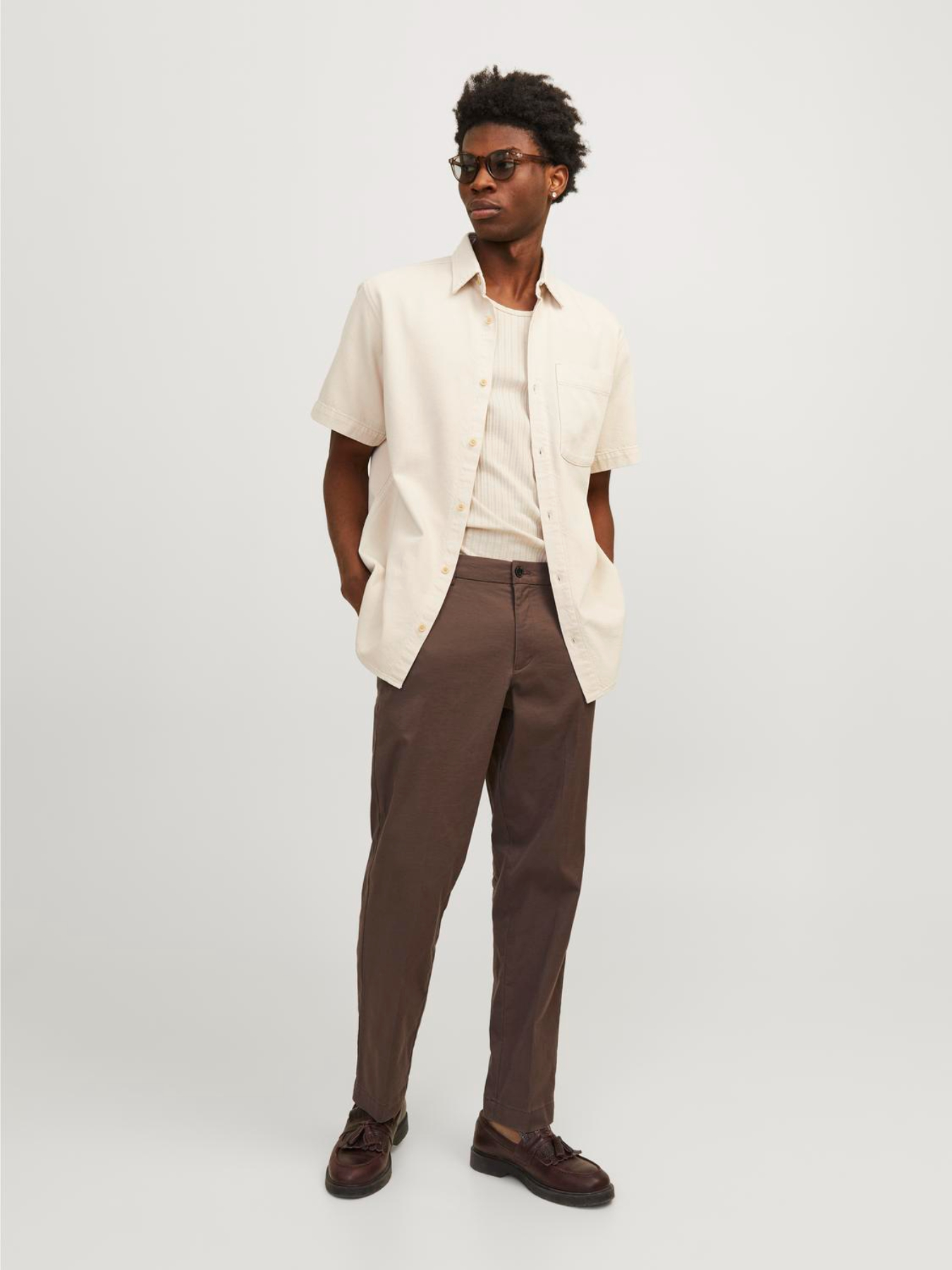 Брюки JACK & JONES модель 12255441_CoffeeQuartz Фото