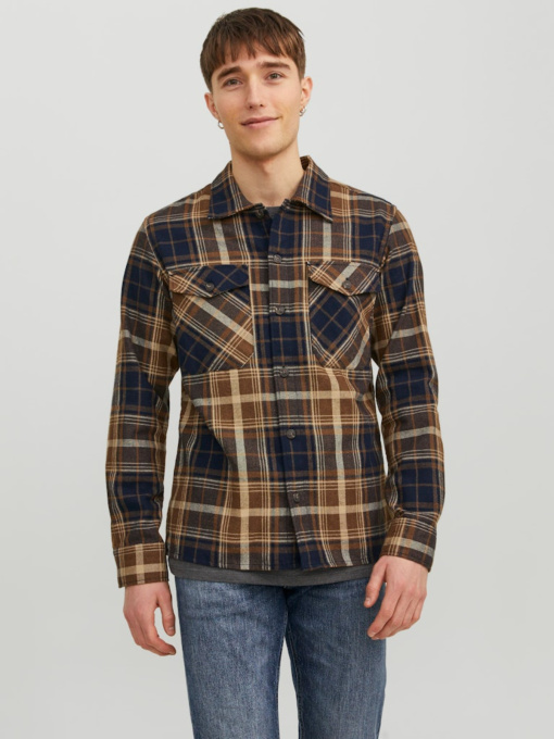 Рубашки JACK & JONES модель 12235986_Otter Фото
