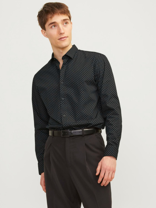 Рубашки JACK & JONES модель 12254540_Black Фото