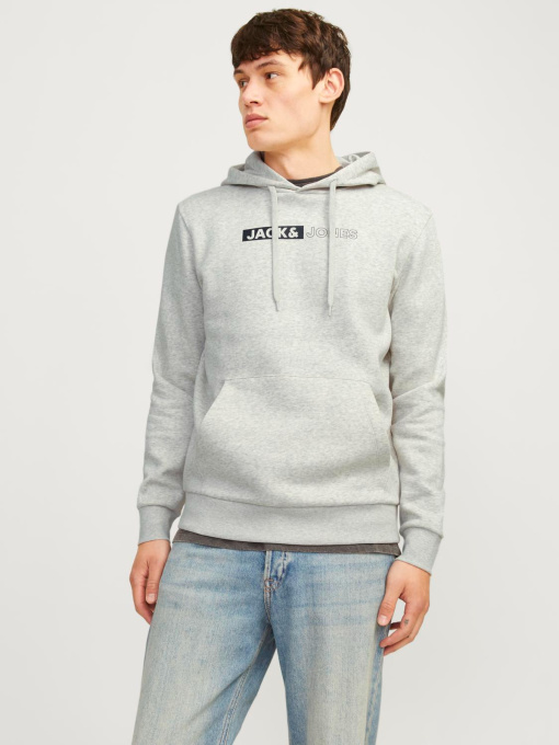 Худи и свитшоты JACK & JONES модель 12233599_WHITEMELANGE Фото
