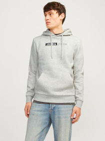 Худи и свитшоты JACK & JONES модель 12233599_WHITEMELANGE Фото