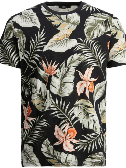 Футболки и поло JACK & JONES модель 12203764_NavyBlazerFLOWERAOP Фото