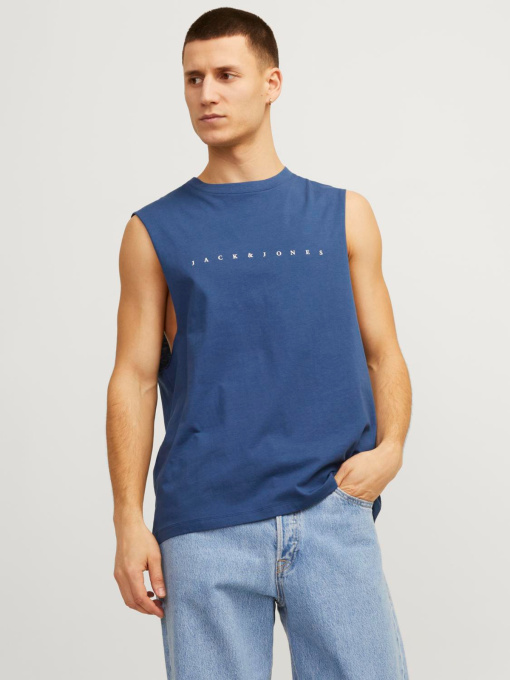 Футболки и поло JACK & JONES модель 12249131_Ensignblue Фото