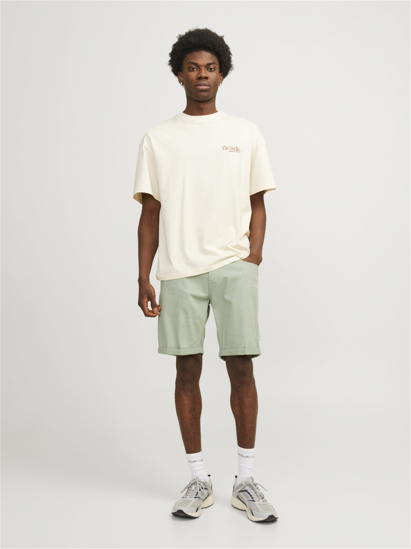 Шорты JACK & JONES модель 12165892_DesertSage Фото