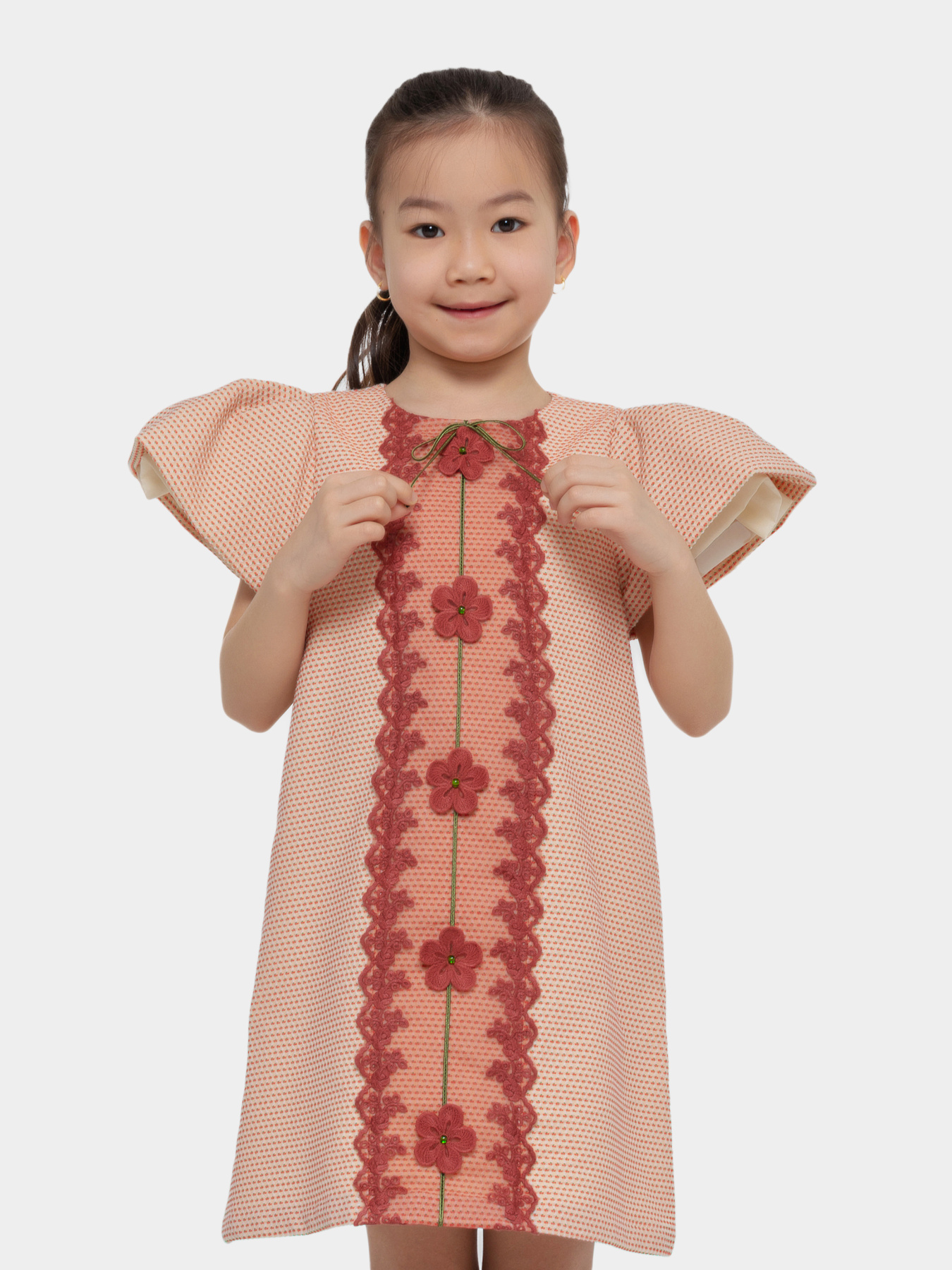 Платья SONATA KIDS модель SK-0069-peach Фото