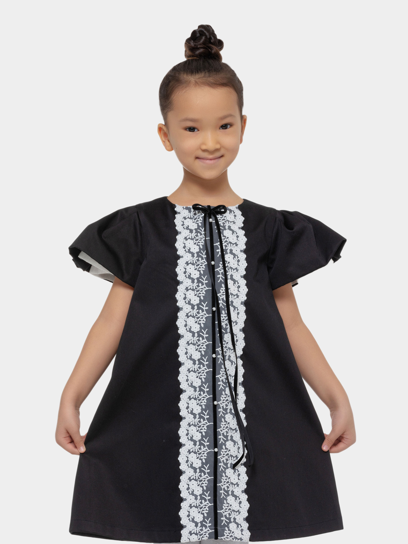 Платья SONATA KIDS модель SK-0002-black Фото