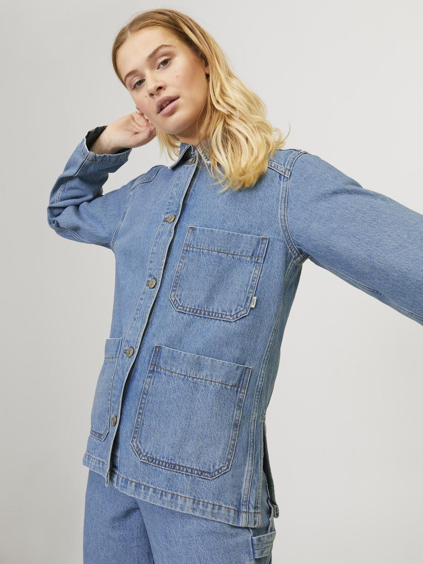 Куртки и дубленки JACK & JONES модель 12253107_Lightbluedenim Фото