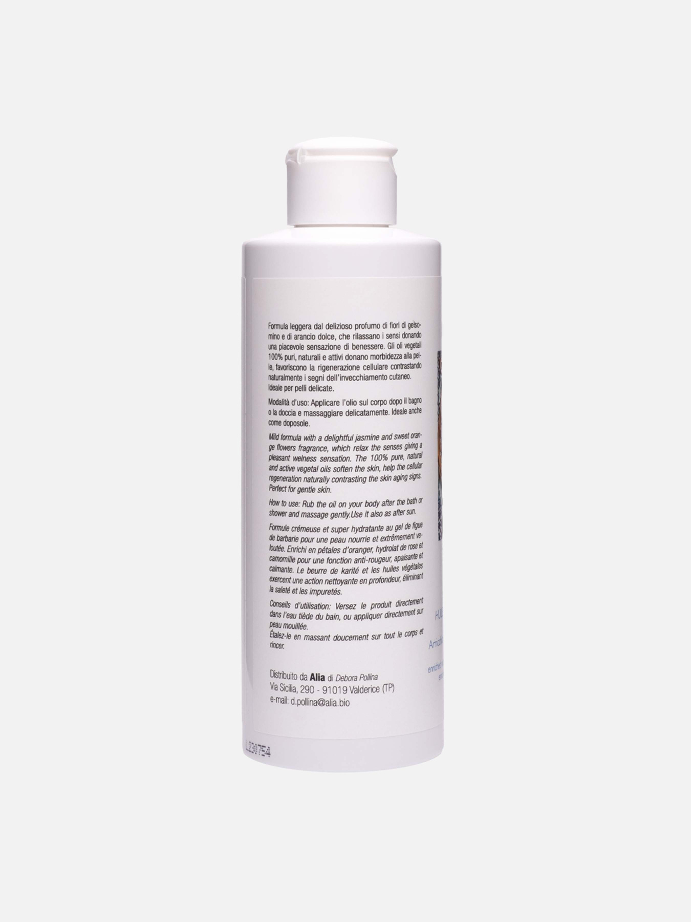 Смягчающее масло для тела с жасмином и апельсином Alia Skin Care модель ASC047 Фото