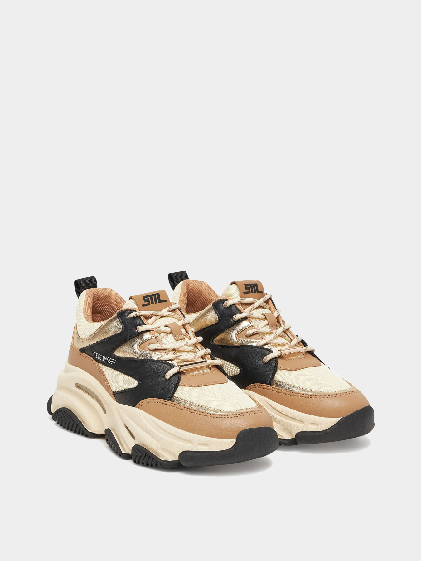 Кроссовки Steve Madden модель SM19000096 KHAKI/BLACK Фото