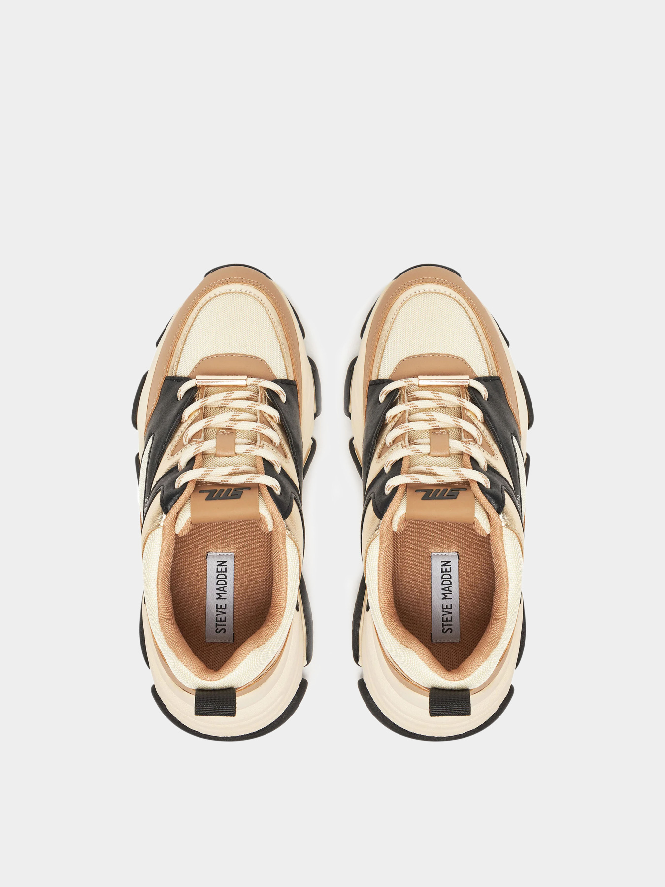 Кроссовки Steve Madden модель SM19000096 KHAKI/BLACK Фото
